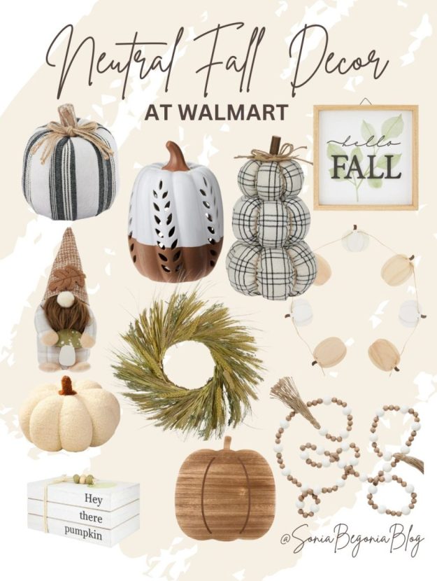 Best Neutral Fall Home Decor from Walmart
