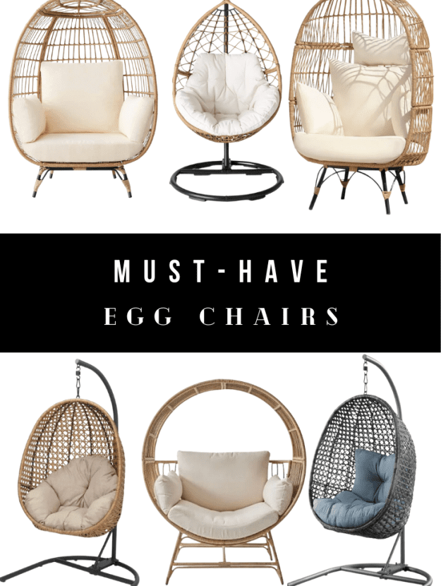The best egg chairs for outdoors for the patio, garden, and yard.