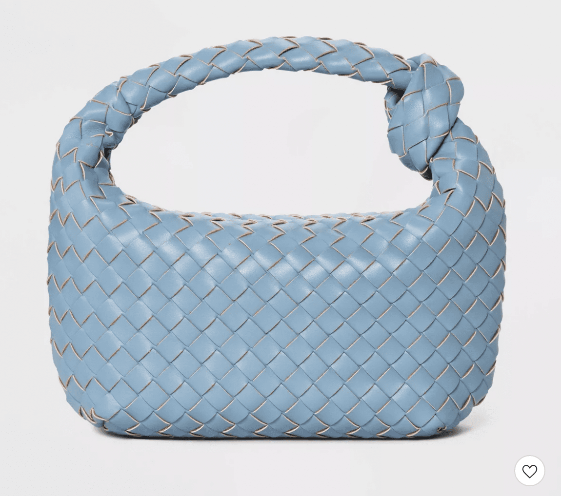 Bottega-veneta-jodie-knotted-intrecciato-look-alikes-blue | Sonia Begonia Woven Handbag from Target