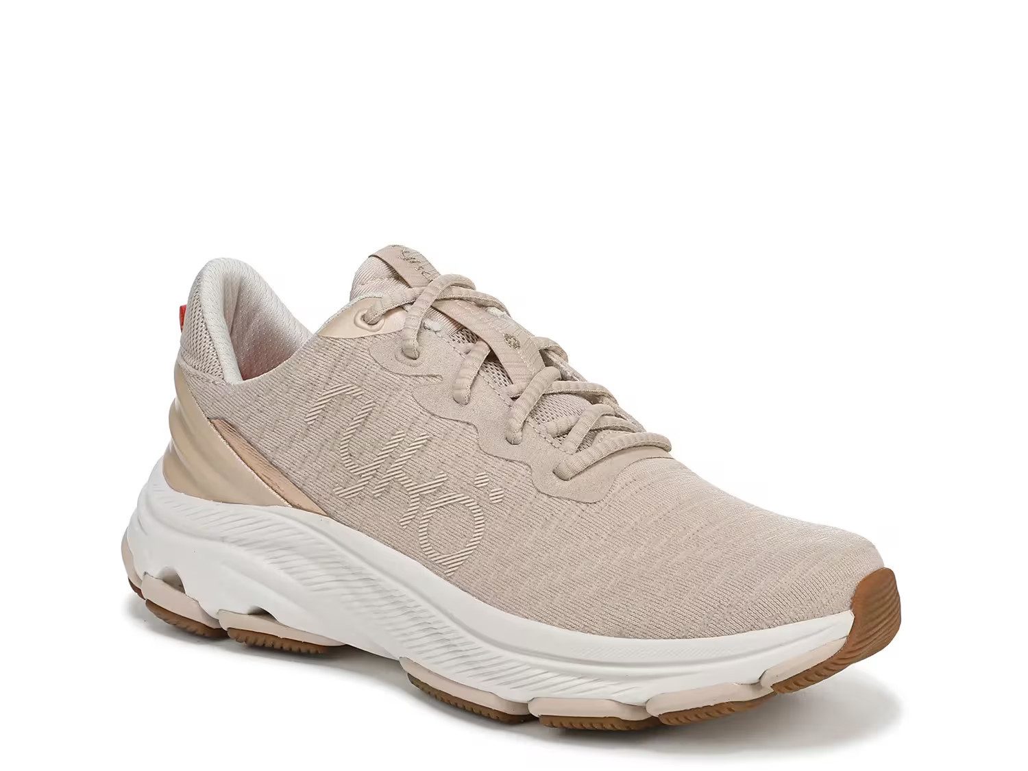 Beige Ryka Devotion X Max sneakers from DSW, a Hoka Clifton alternative