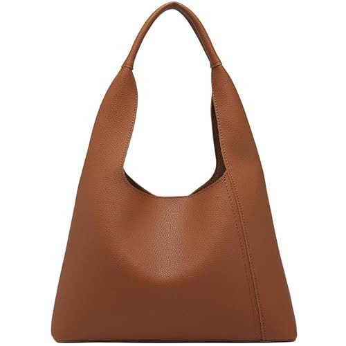 Brown slouchy hobo tote bag from Amazon, a The Row Park tote alternative