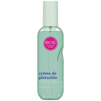eos Cashmere body mist in Crème de Pistachio from Walmart, a Sol de Janeiro Cheirosa 62 alternative