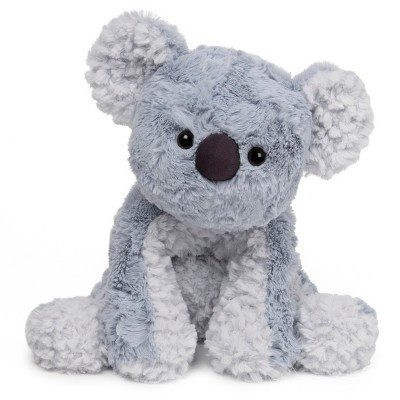 Gray and white 10 inch plush koala from Target, a Jellycat alternative