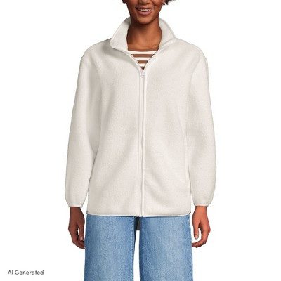Ivory high pile full zip fleece jacket from Target, a Free People Hit the Slopes jacket alternative