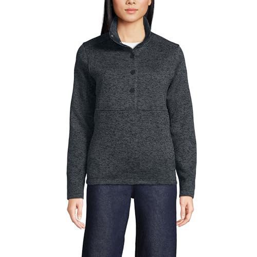 Lands' End sweater fleece snap neck pullover from Amazon, a Synchilla alternative