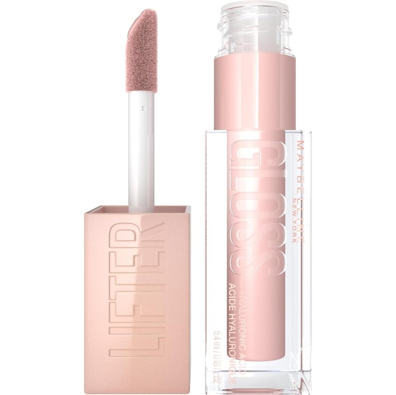 Maybelline Lifter Gloss with hyaluronic acid in a sheer pink shade