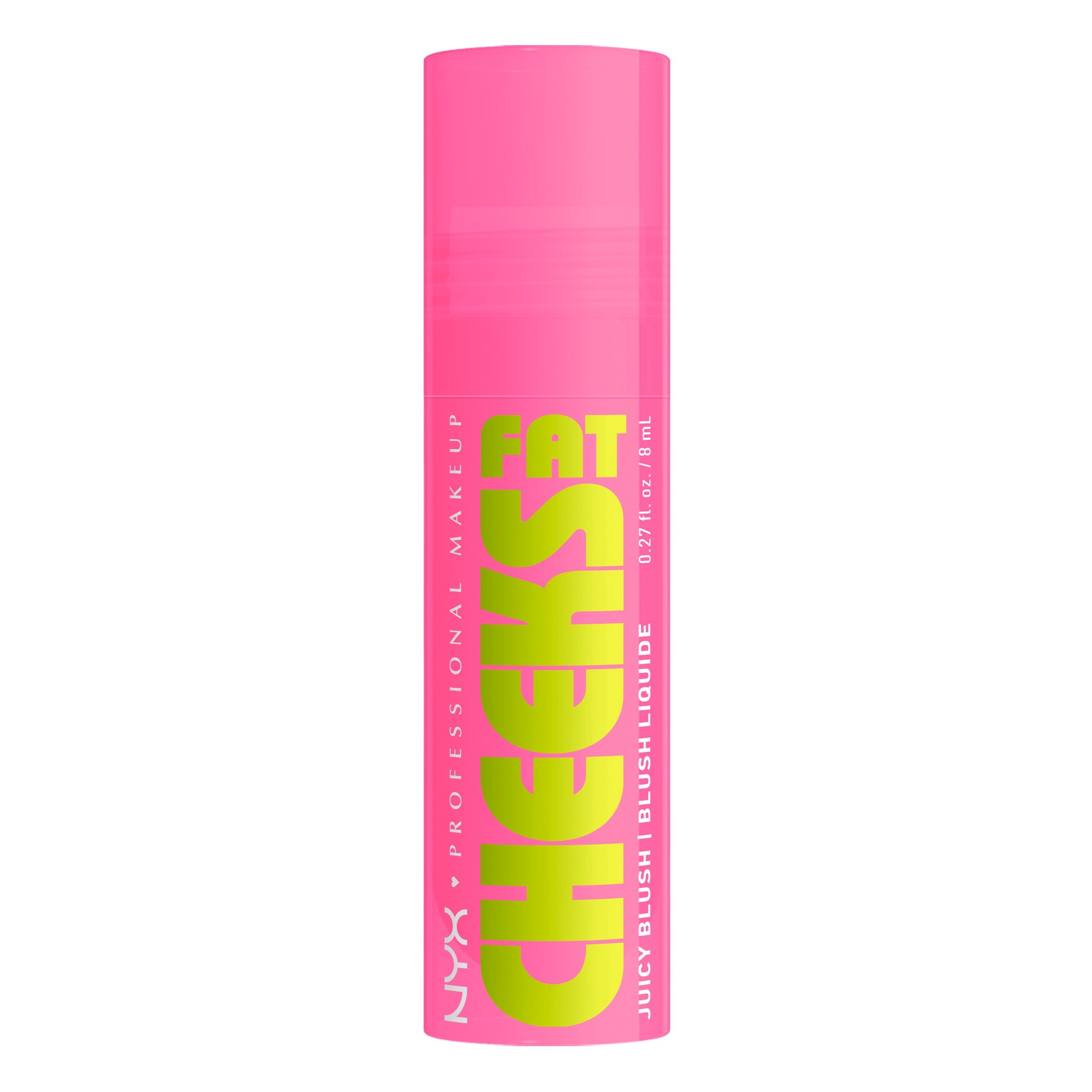 NYX Fat Cheeks Liquid Blush in Dragon Fruit Drip from Walmart, a Rare Beauty liquid blush alternative