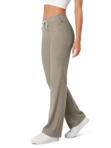 Ultra soft slim flare lounge pant with a drawstring from Amazon, a Lululemon Softstreme look alike