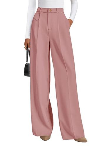 PRETTYGARDEN tailored wide leg dress pants from Amazon, an Aritzia Effortless pant look alike