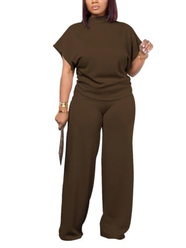 Relaxed batwing top and wide leg pant lounge set from Amazon, a Spanx AirEssentials inspired outfit