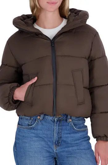 Roxy Audrey hooded puffer jacket from Nordstrom Rack, a Lululemon Wunder Puff jacket alternative