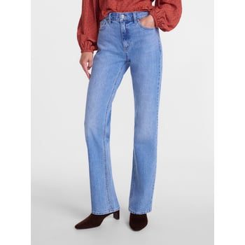 Scenario women's high rise straight leg jeans from Walmart, an Agolde 90s jeans alternative