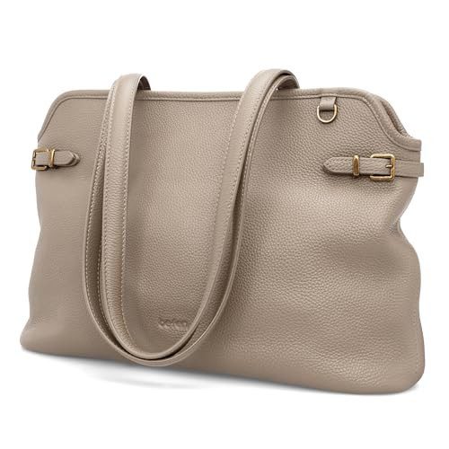 Taupe befen soft leather tote bag from Amazon, a The Row Park tote alternative