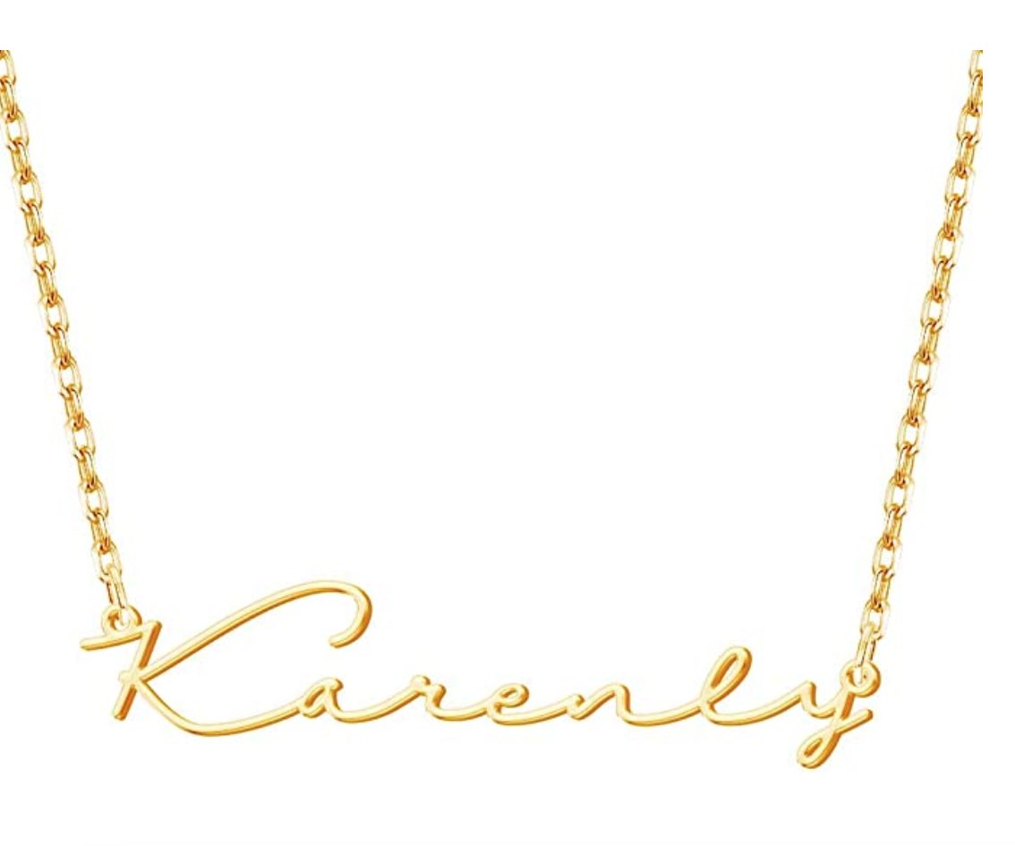 Gold Personalized Name Necklace