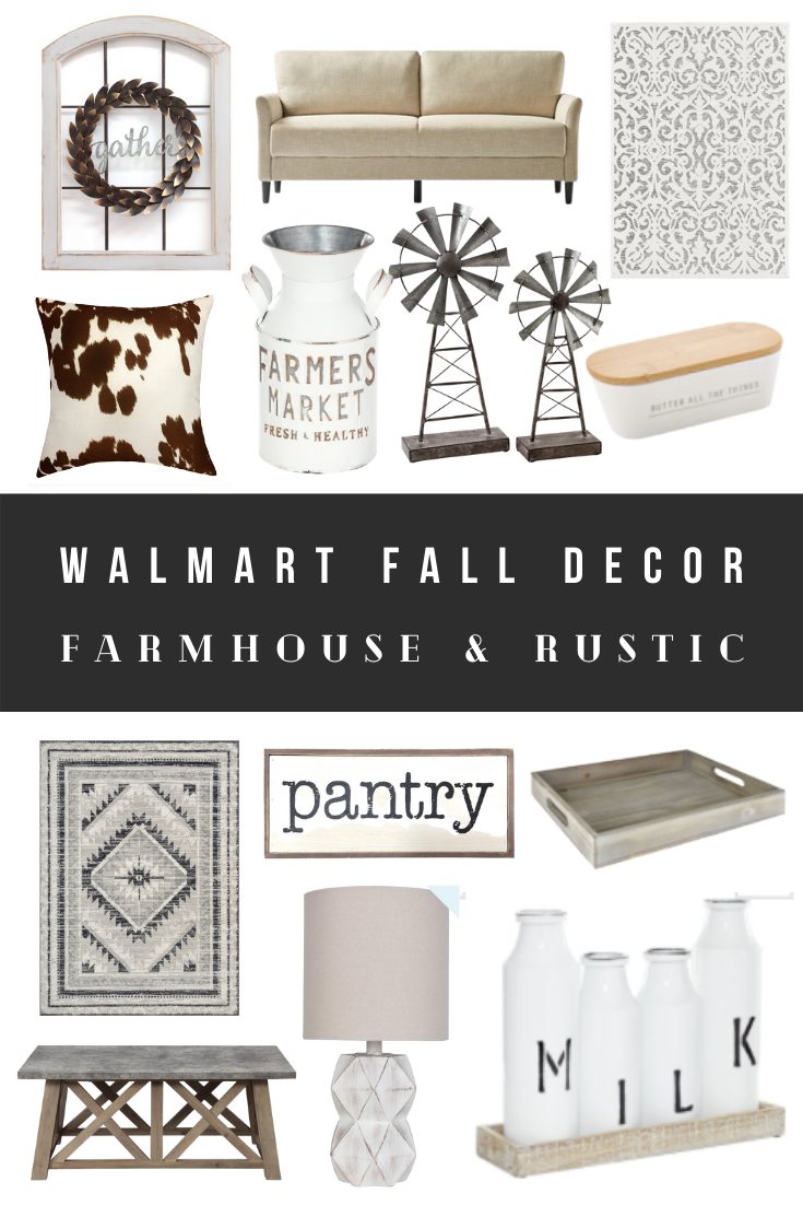Walmart Fall Home Decor Farmhouse, Rustic and Ranch Style