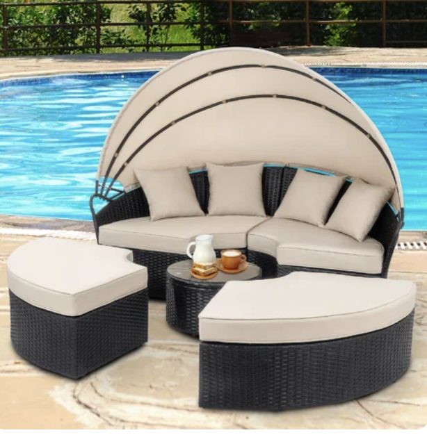 Best Outdoor Daybeds with Canopies For Your Backyard Patio
