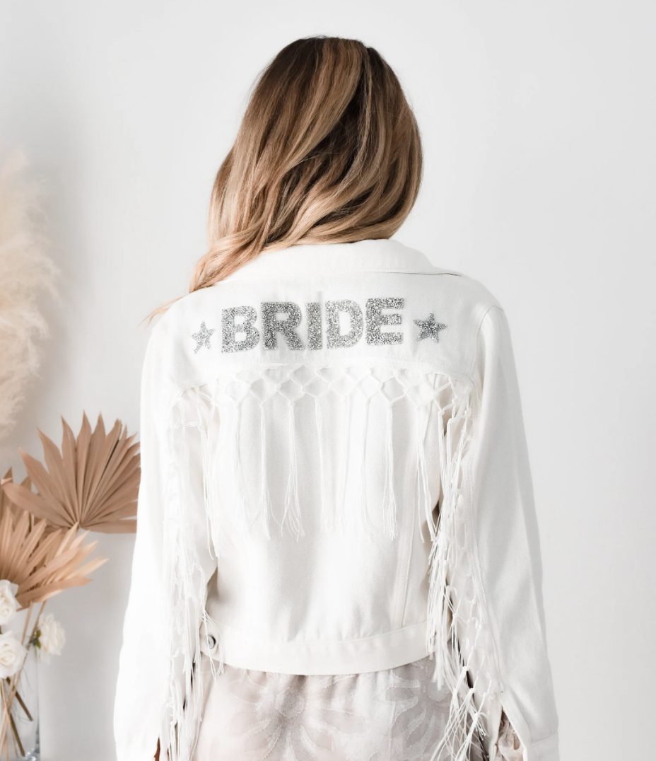 Bride Fringe Jacket For Bachelorette